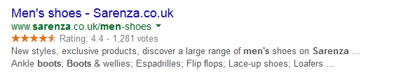 Trusted Shops RichSnippets Example